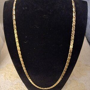 Technibond 22" Thick Greek Link Necklace